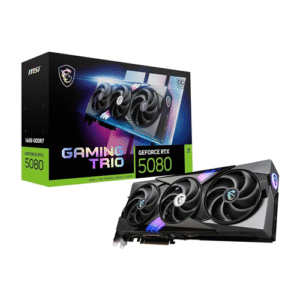 MSI GeForce RTX 5080 GAMING TRIO OC Graphics Card