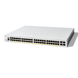 Cisco Catalyst 1300-48FP-4X Managed Switch, 48 Port GE, Full PoE, 4x10GE SFP+, Limited Lifetime Protection (C1300-48FP-4X)