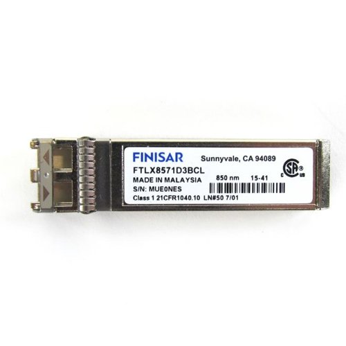 Finisar FTLX8571D3BCL 10GBASE-SR SFP+ Transceiver Module (850nm, 300–400m, LC Duplex)