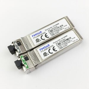 Finisar FTLX2072D327 10GBASE-ZR DWDM SFP+ Transceiver Module (ITU Channel 27, ~1562nm, 80km, LC Duplex)