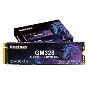 Bestoss GM328 M.2 PCIe Gen 3x4 NVMe Internal SSD (3D NAND)