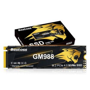 Bestoss GM988 H M.2 PCIe Gen 4x4 NVMe Internal SSD with Heatsink (3D NAND)